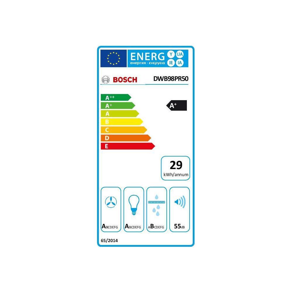 Bosch DWB98PR50 Απορροφητήρας Καμινάδα 90cm Inox