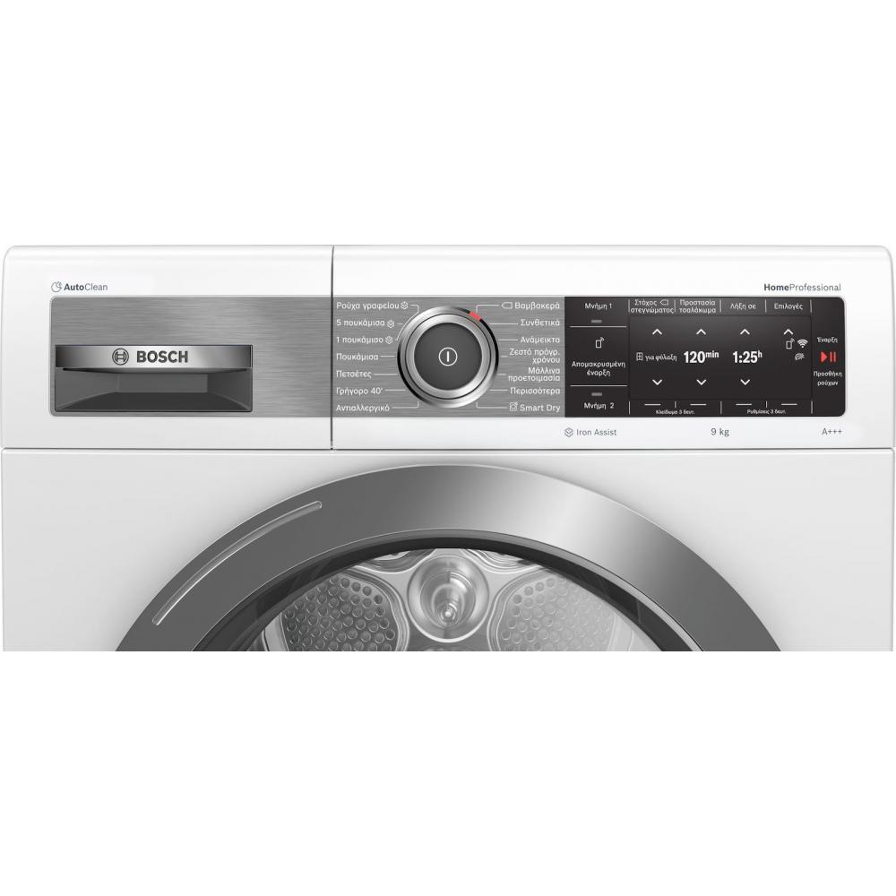 Bosch WTX87EH9GR Στεγνωτήριο 9kg A+++ με Αντλία Θερμότητας