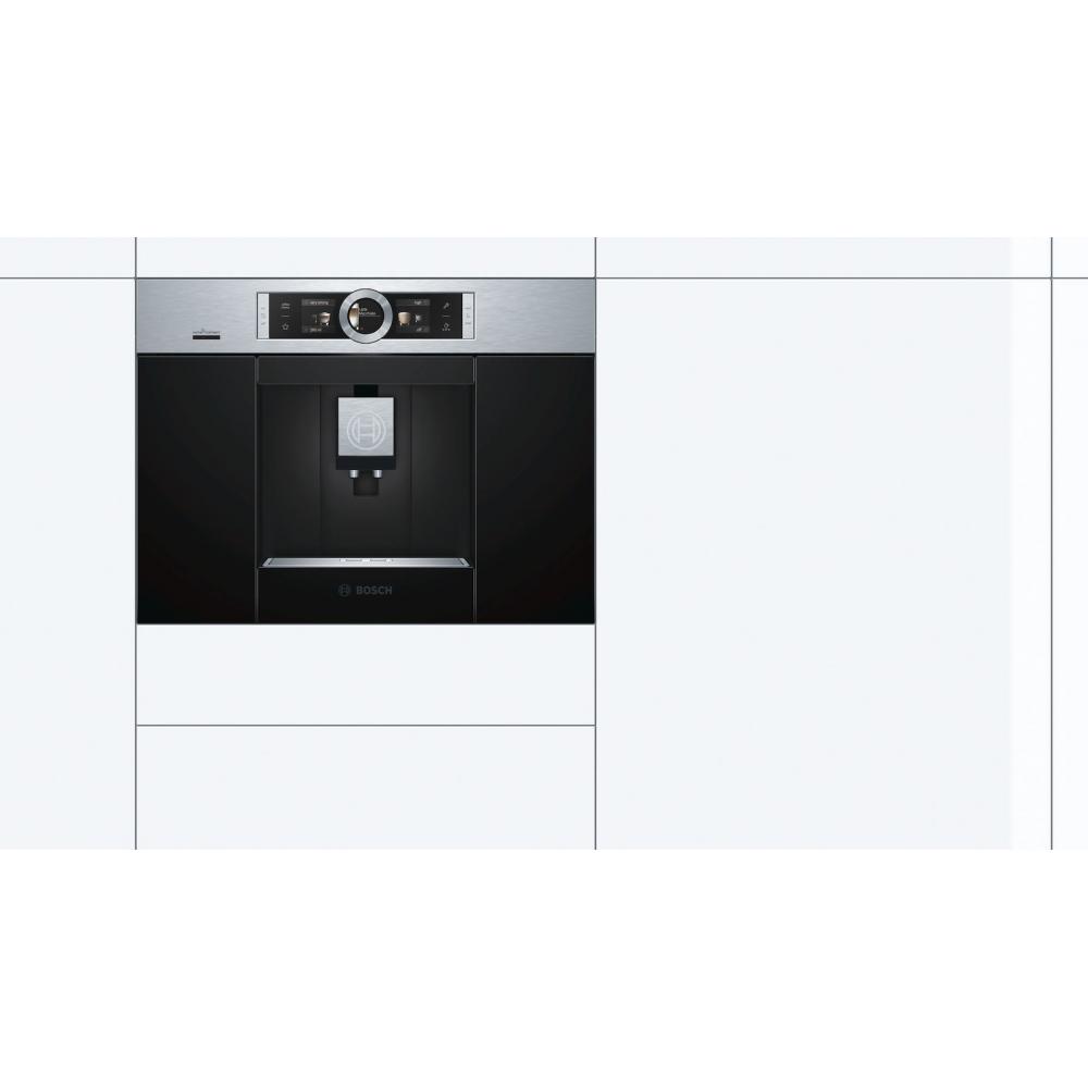 Bosch CTL636ES6 Αυτόματη Μηχανή Espresso Εντοιχιζόμενη 1600W Πίεσης 19bar με Μύλο και Wi-Fi Μαύρη