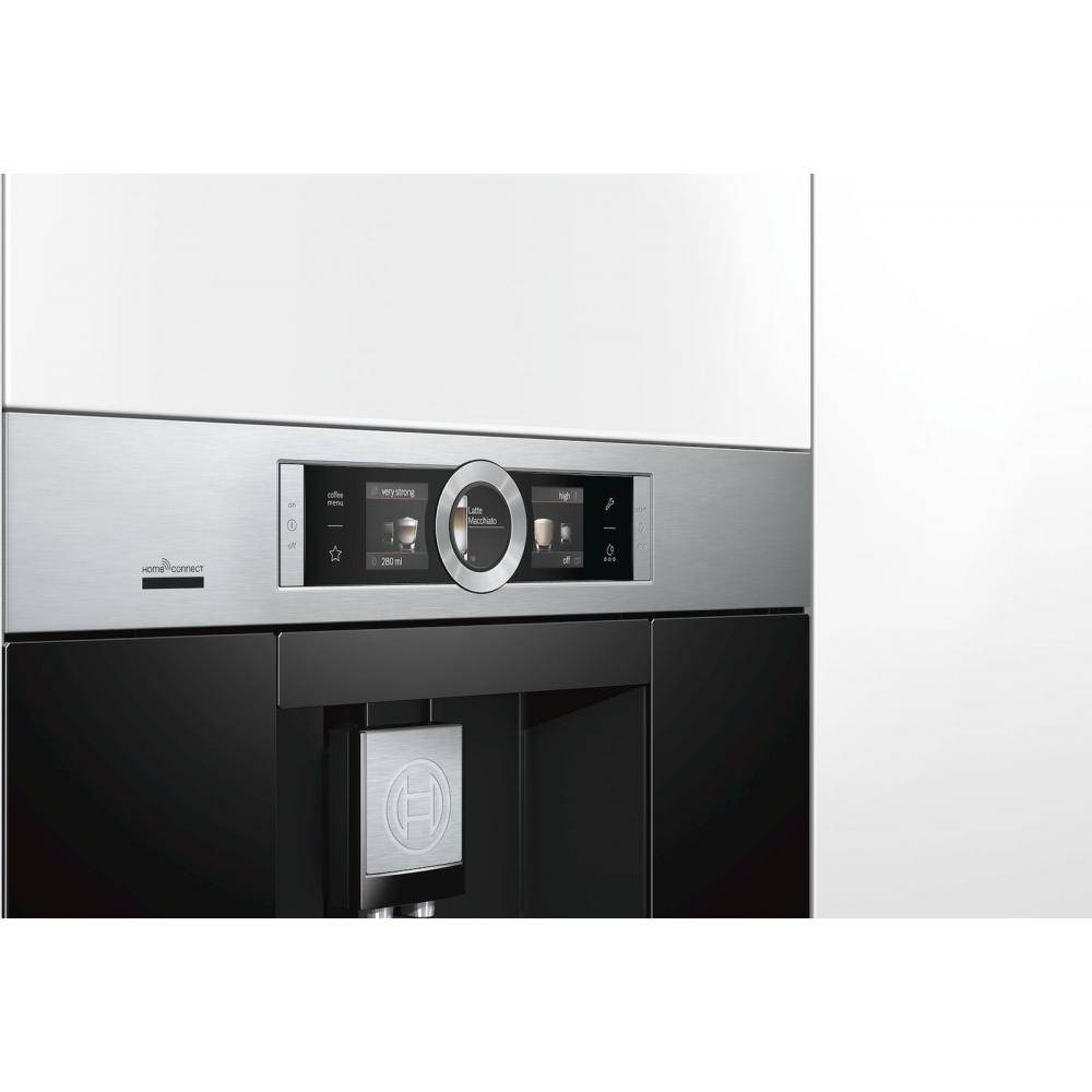 Bosch CTL636ES6 Αυτόματη Μηχανή Espresso Εντοιχιζόμενη 1600W Πίεσης 19bar με Μύλο και Wi-Fi Μαύρη