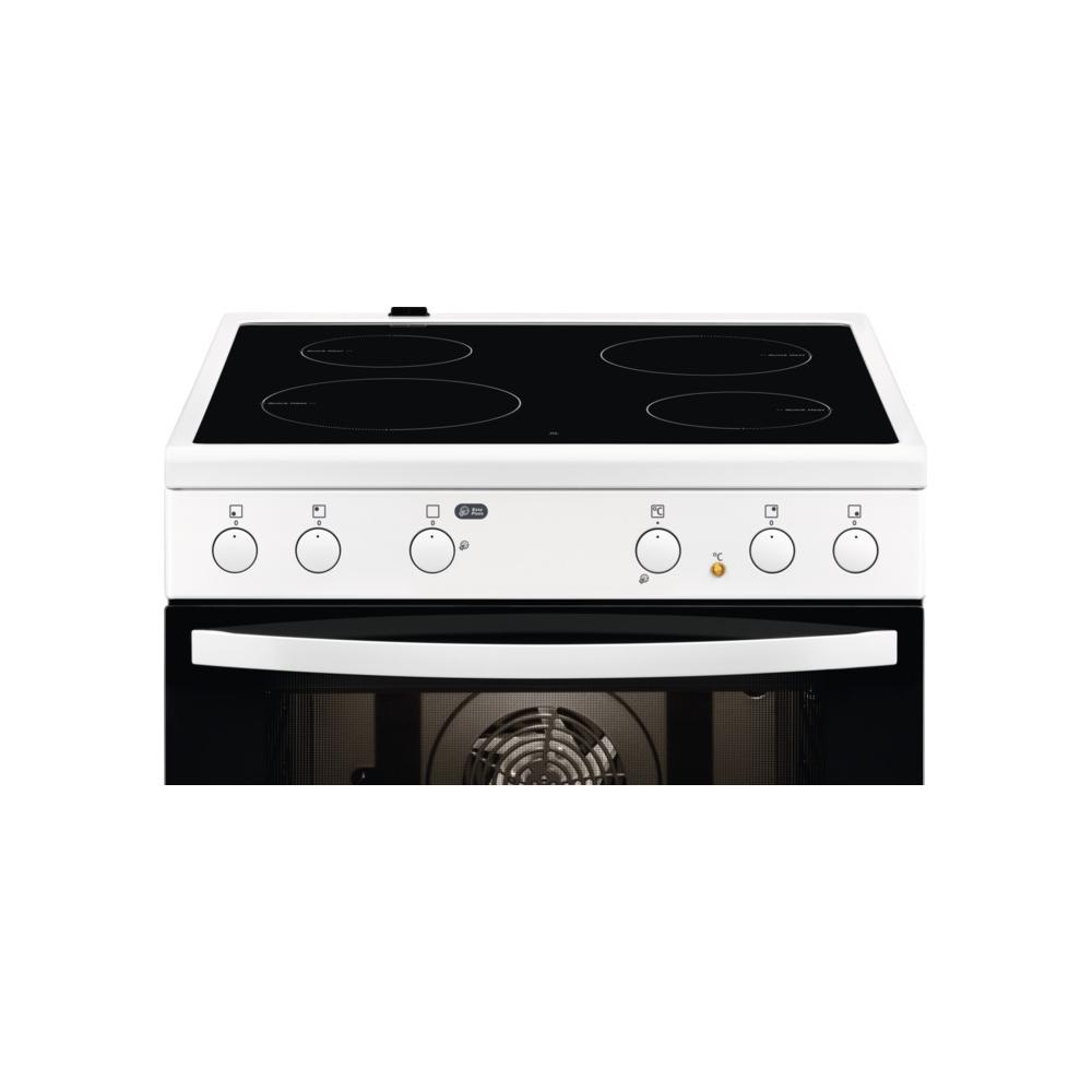 Zanussi ZCV65030WA Κουζίνα 72lt με Κεραμικές Εστίες Π60εκ. Λευκή