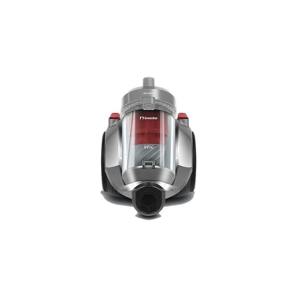 Inventor Epic EP-MC78 Ηλεκτρική Σκούπα 850W με Κάδο 3lt Ασημί