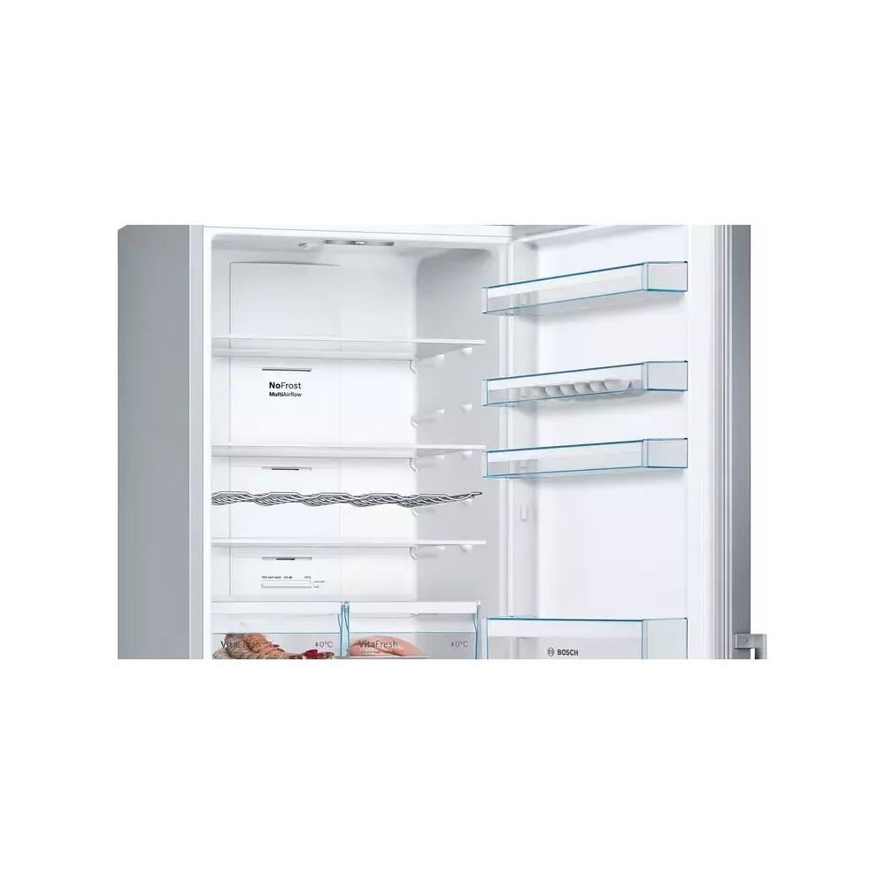 Bosch KGN56XIEP Ψυγειοκαταψύκτης 508lt Total NoFrost Υ193xΠ70xΒ80εκ. Inox