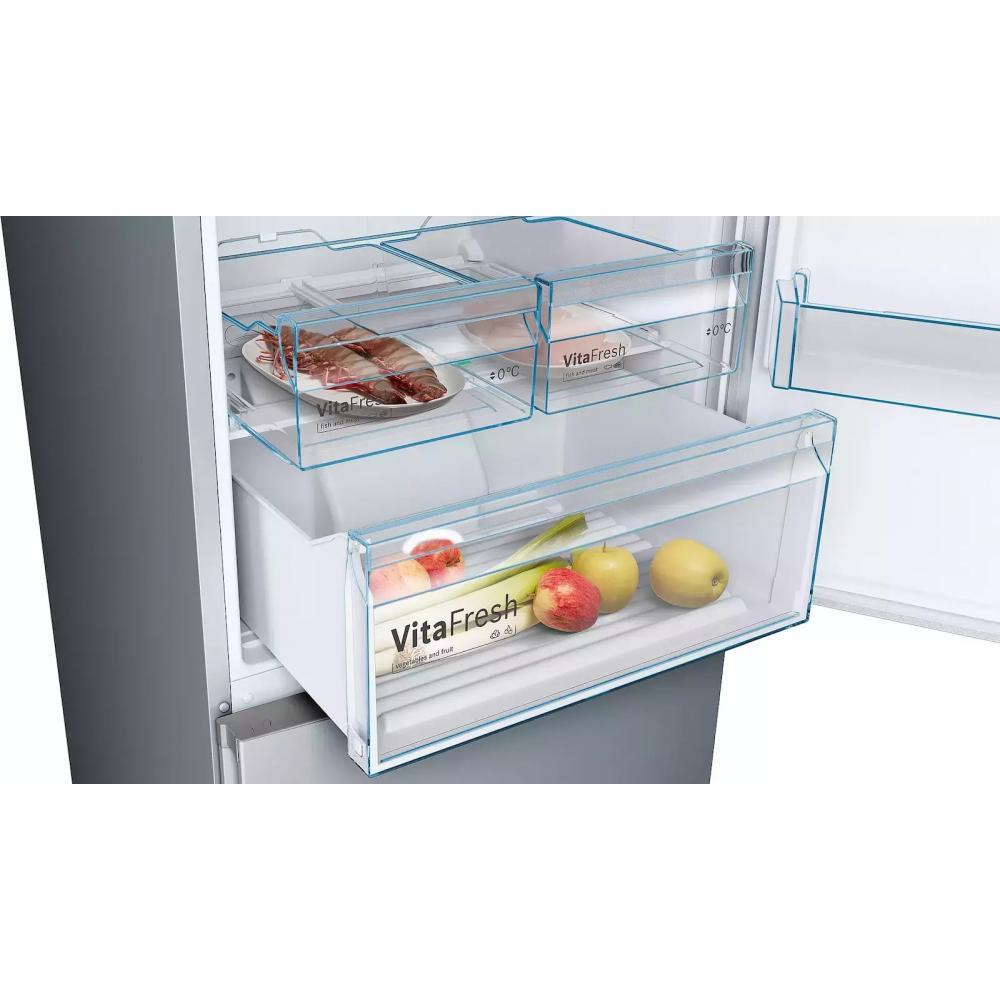 Bosch KGN49XIDP Ψυγειοκαταψύκτης 438lt Total NoFrost Υ203xΠ70xΒ67εκ. Inox