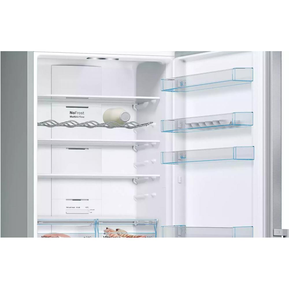 Bosch KGN49XIDP Ψυγειοκαταψύκτης 438lt Total NoFrost Υ203xΠ70xΒ67εκ. Inox