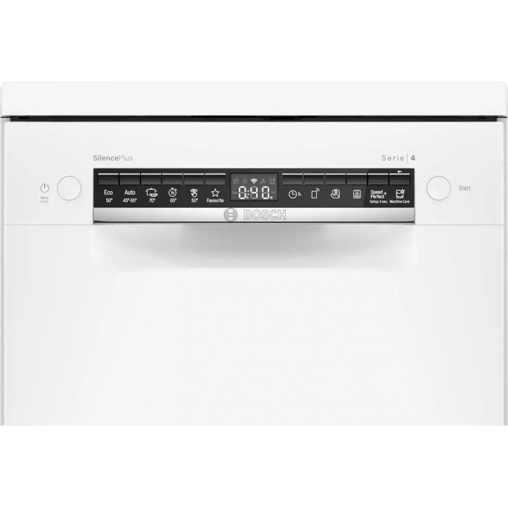 Bosch SPS4EMW28E Ελεύθερο Πλυντήριο Πιάτων με Wi-Fi για 10 Σερβίτσια Π45xY84.5εκ. Λευκό