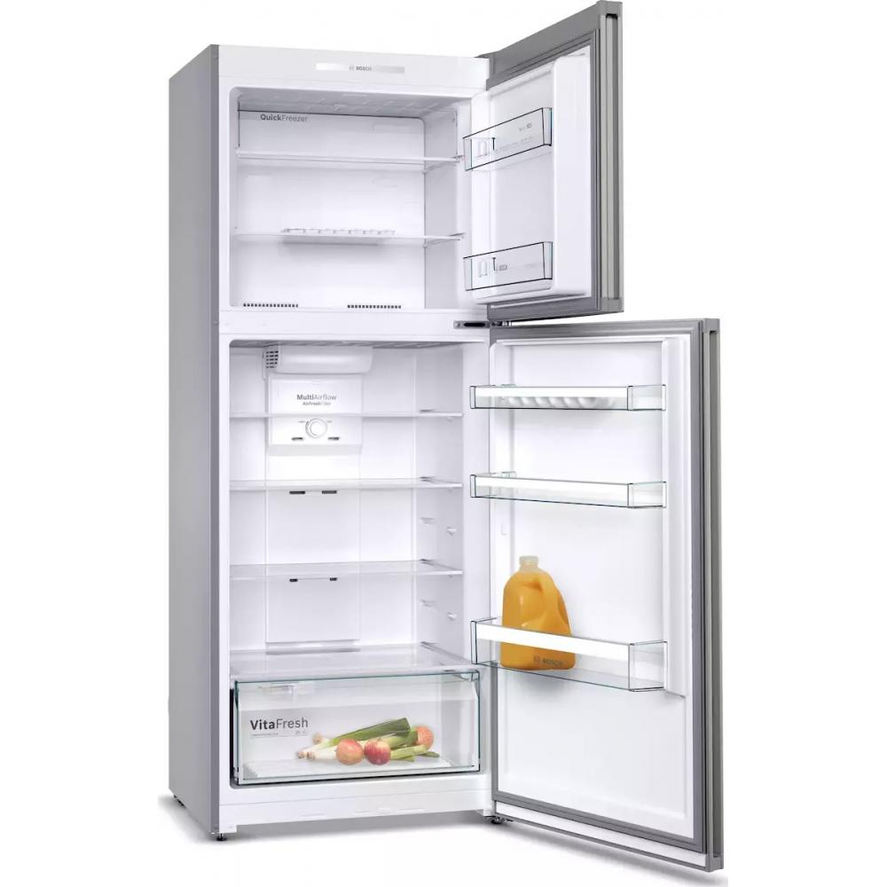 Bosch KDN43V1FA Ψυγείο Δίπορτο 328lt Total NoFrost Υ178xΠ70xΒ64.5εκ. Inox