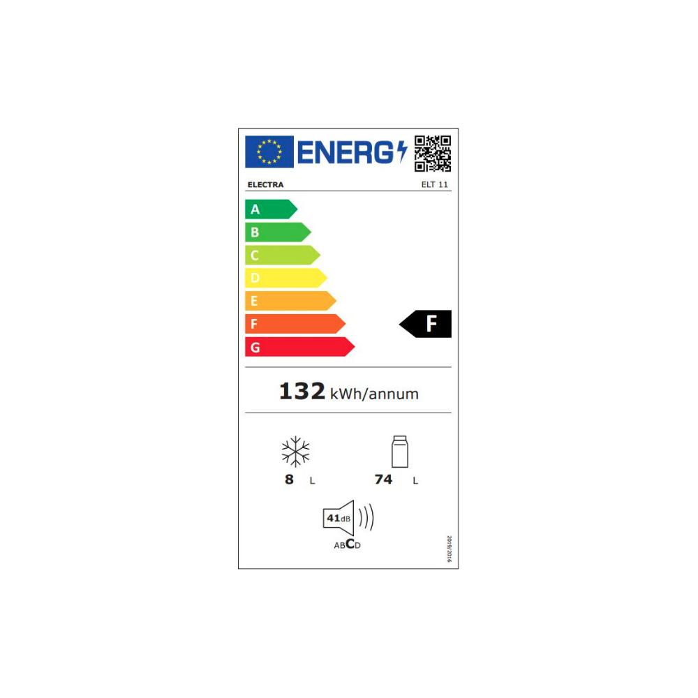 Electra ELT 11 Mini Bar 82lt Υ84xΠ48xΒ56.2εκ. Λευκό