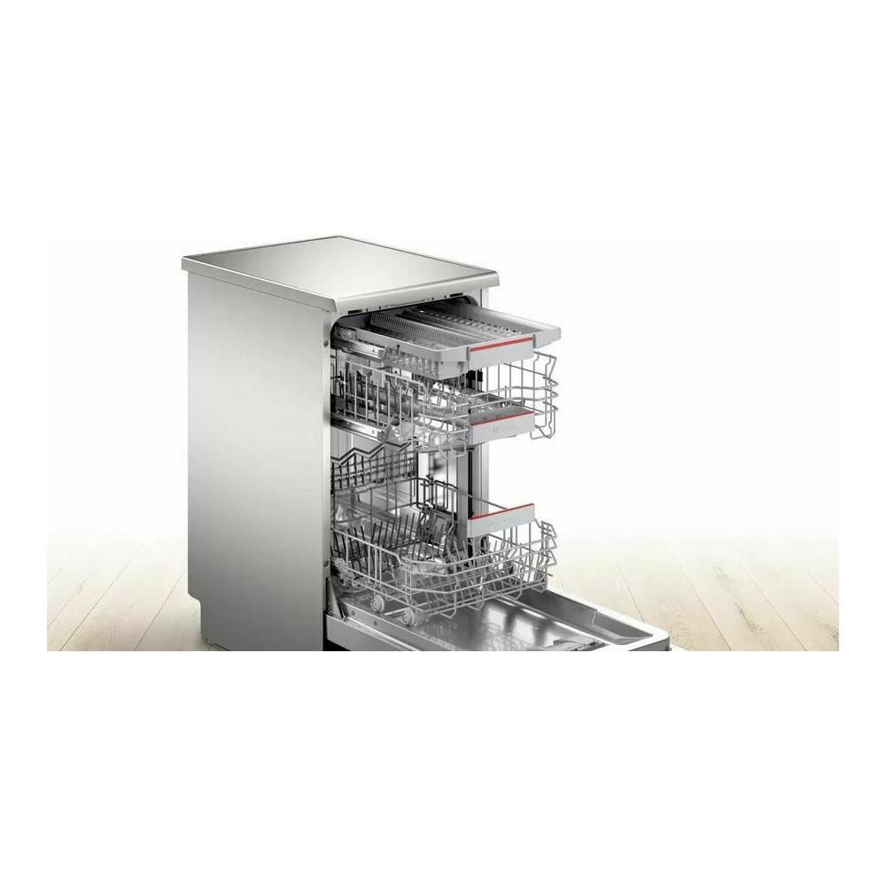 Bosch SPS4EMI28E Ελεύθερο Πλυντήριο Πιάτων με Wi-Fi για 10 Σερβίτσια Π45xY84.5εκ. Inox