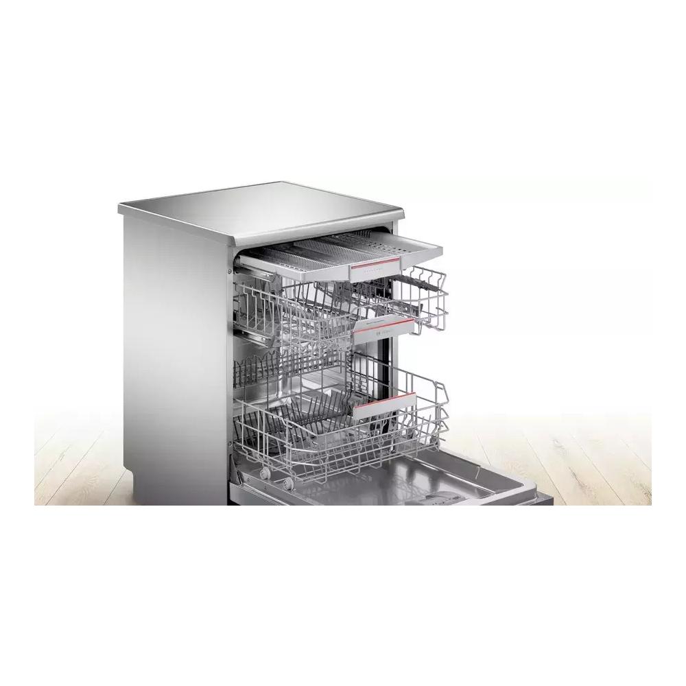 Bosch SMS6ECI03E Ελεύθερο Πλυντήριο Πιάτων με Wi-Fi για 13 Σερβίτσια Π60xY84.5εκ. Inox