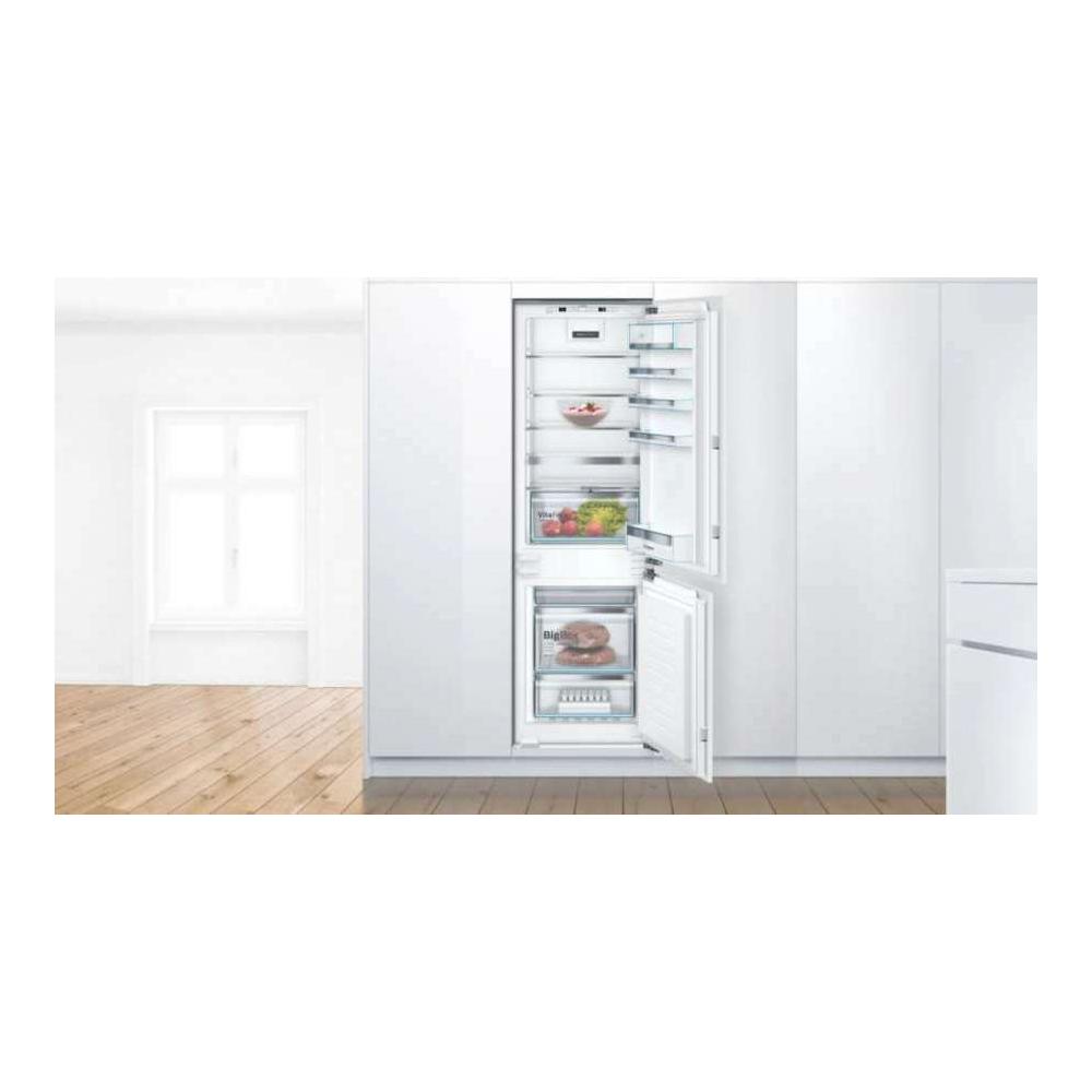 Bosch KIN86AFF0 Εντοιχιζόμενος Ψυγειοκαταψύκτης 254lt NoFrost Υ177.2xΠ55.8xΒ54.5εκ. Λευκός