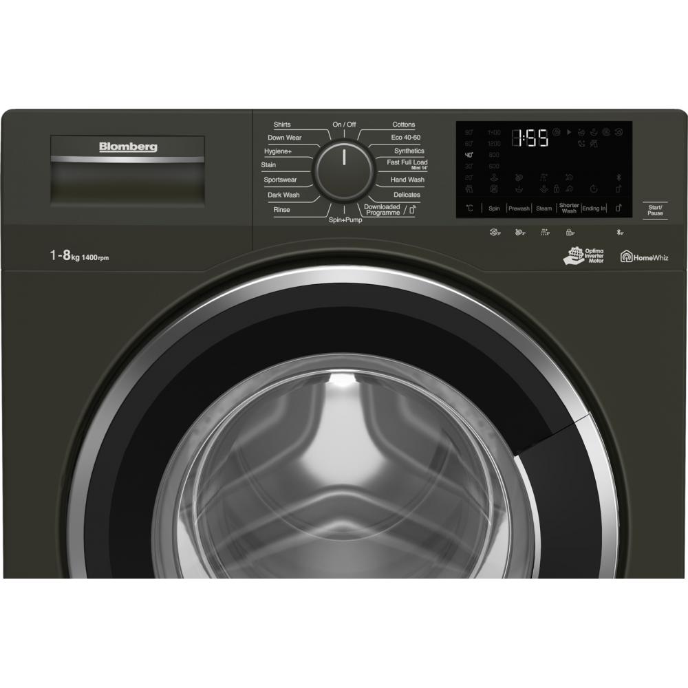 Blomberg LWF184420G Πλυντήριο Ρούχων 8kg με Ατμό 1400 Στροφών Γκρι