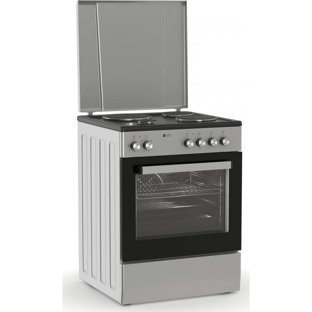 Thermogatz TGS E121 S Turbo Κουζίνα 60lt με Εμαγιέ Εστίες Π60εκ. Inox