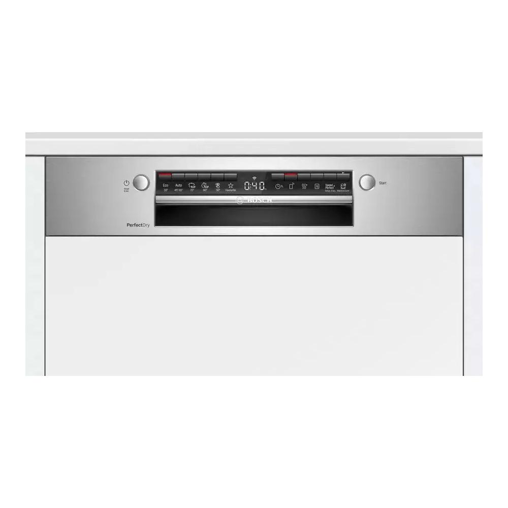 Bosch SMI6TCS00E Εντοιχιζόμενο Πλυντήριο Πιάτων με Wi-Fi για 14 Σερβίτσια Π59.8xY81.5εκ. Inox