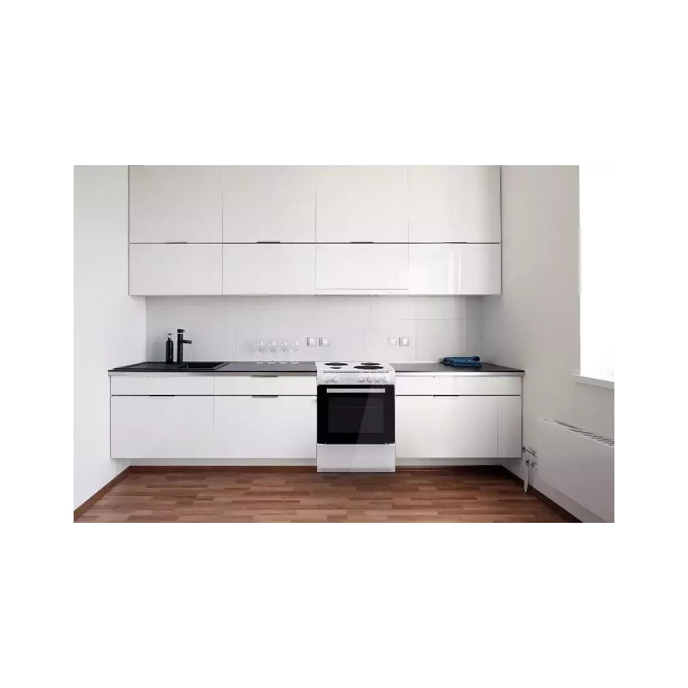 United UFC-60263 Κουζίνα 65lt με Εμαγιέ Εστίες Π60εκ. Λευκή