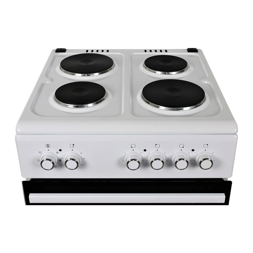 Homa ELC-600E Κουζίνα 64lt με Εμαγιέ Εστίες Π50εκ. Λευκή