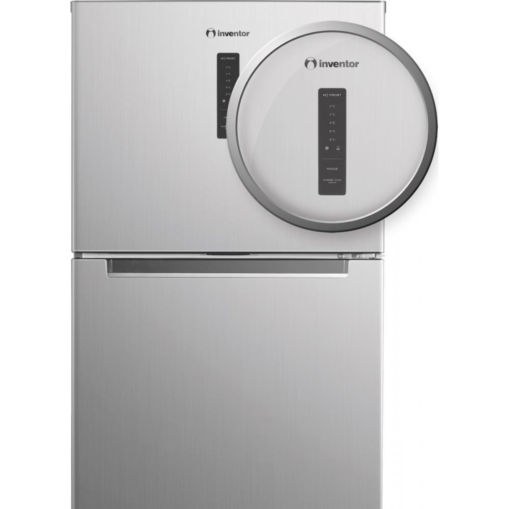 Inventor DPC1760NFLIN Ψυγείο Δίπορτο 415lt Total NoFrost Υ178xΠ70.5xΒ68.2εκ. Inox