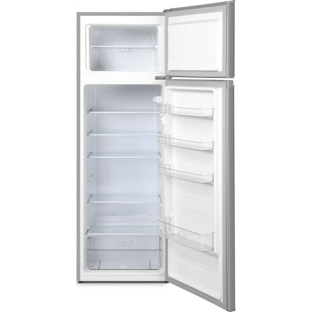 Inventor DP1590S Ψυγείο Δίπορτο 235lt Υ159xΠ55xΒ55εκ. Inox