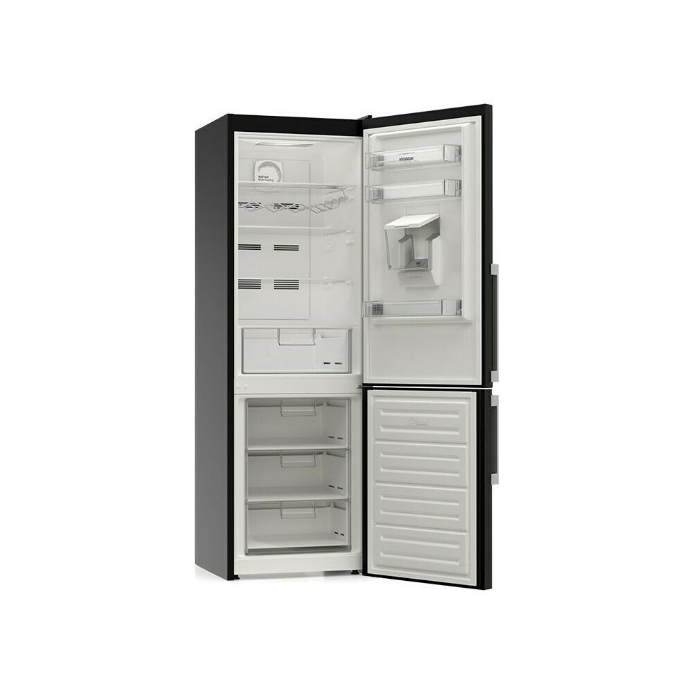 Hyundai HRC20-3793B-DGW/NF Ψυγειοκαταψύκτης 295lt Total NoFrost Υ186xΠ59.5xΒ60εκ. Μαύρος