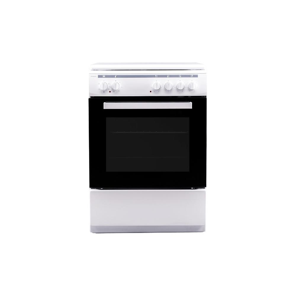 United UFC-60264 Κουζίνα 65lt με Εμαγιέ Εστίες Π60εκ. Λευκή