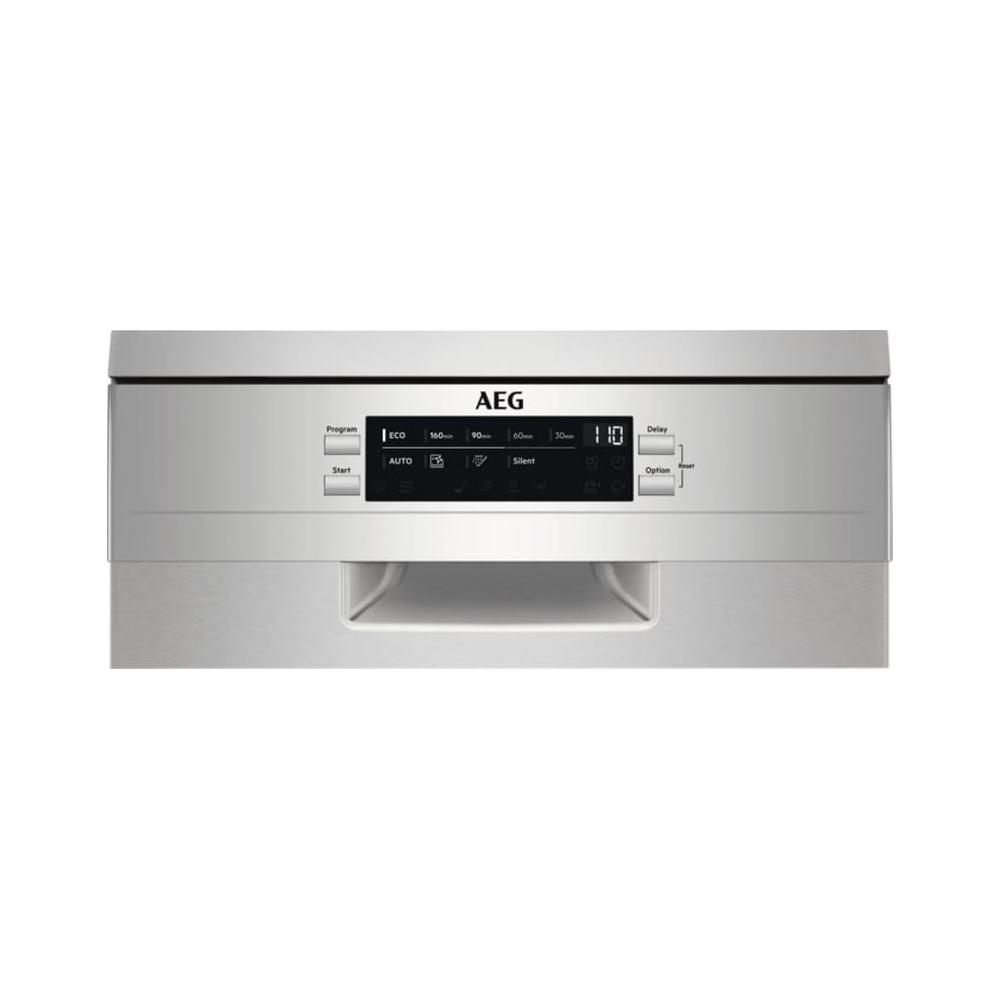 AEG FFB73517ZM Ελεύθερο Πλυντήριο Πιάτων για 10 Σερβίτσια Π44.6xY85εκ. Inox