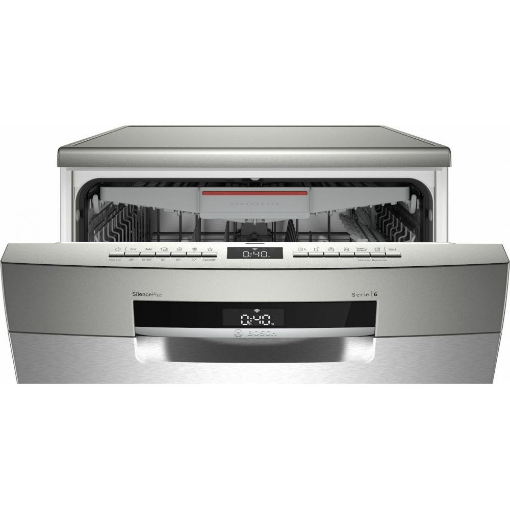Bosch SMS6ECI03E Ελεύθερο Πλυντήριο Πιάτων με Wi-Fi για 13 Σερβίτσια Π60xY84.5εκ. Inox