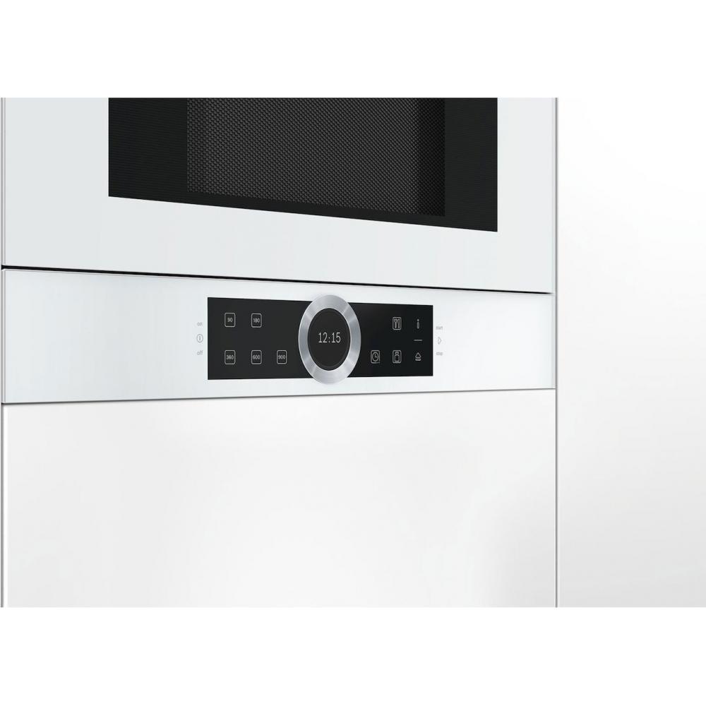 Bosch BFL634GW1 Εντοιχιζόμενος Φούρνος Μικροκυμάτων 21lt Λευκός