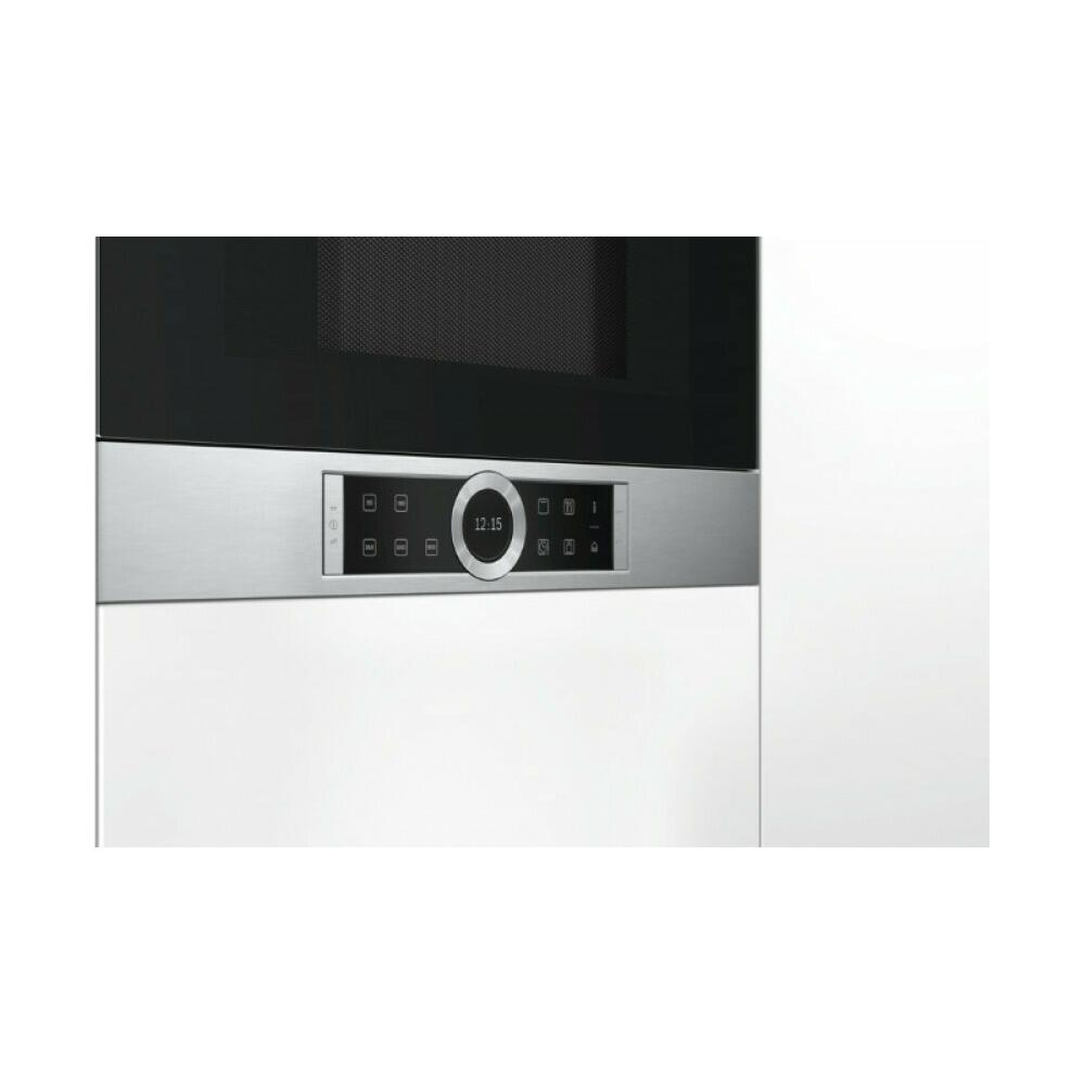 Bosch BEL634GS1 Εντοιχιζόμενος Φούρνος Μικροκυμάτων με Grill 21lt Inox