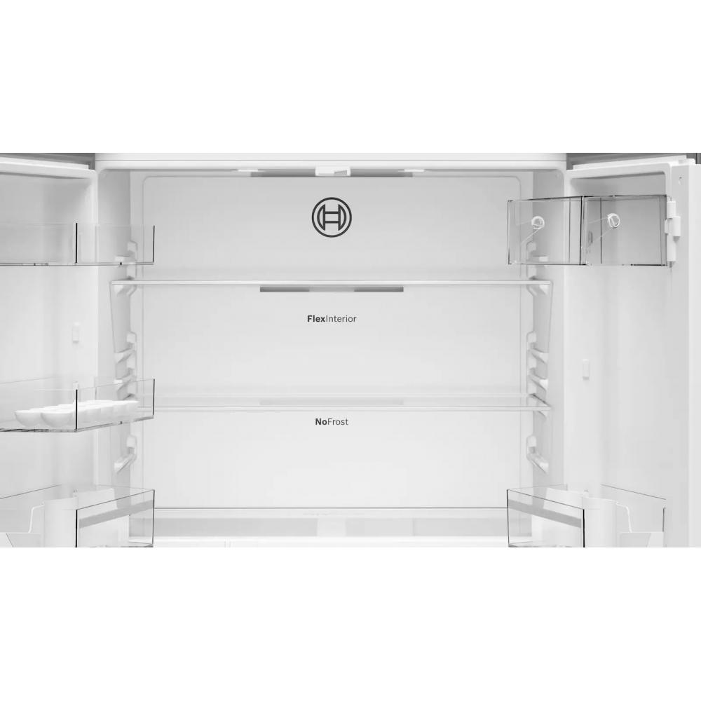 Bosch KFN96VPEA Ψυγείο Ντουλάπα 605lt Total NoFrost Υ183xΠ91xΒ73.1εκ. Inox
