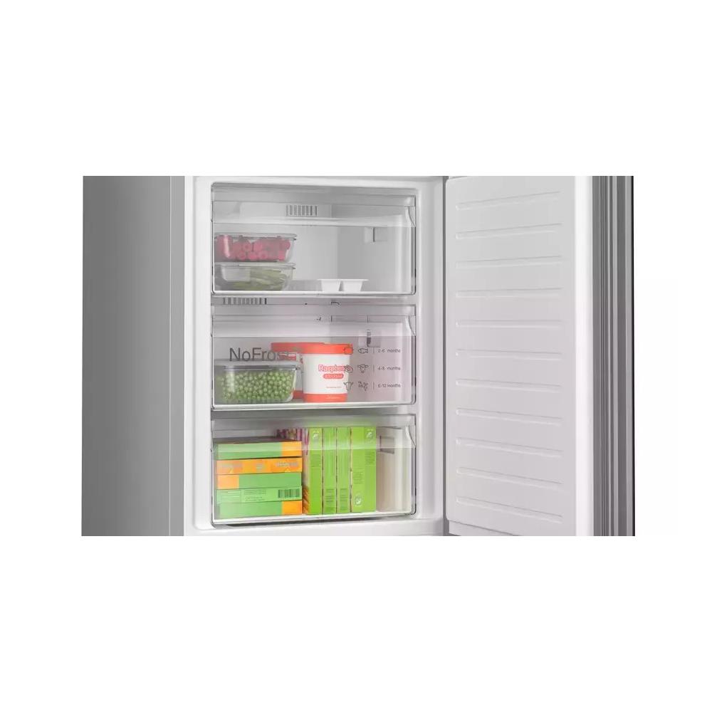 Bosch KGN39LBCF Ψυγειοκαταψύκτης 363lt Total NoFrost Υ203xΠ60xΒ66.5εκ. Μαύρος