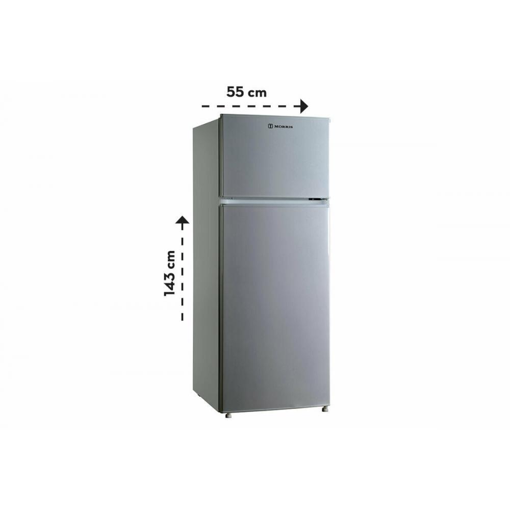 Morris S89211DAP Ψυγείο Δίπορτο 204lt Υ143xΠ55xΒ55εκ. Inox