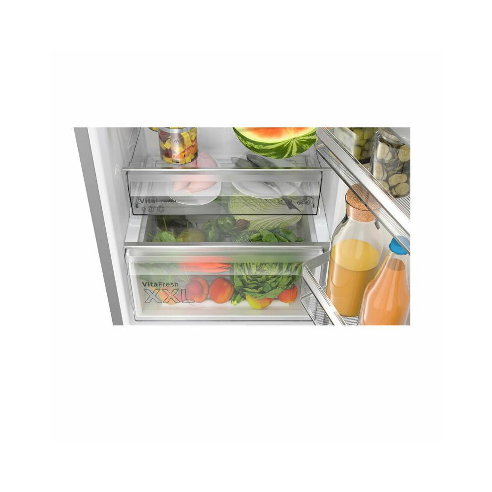 Bosch KGN367LDF Ψυγειοκαταψύκτης 321lt Total NoFrost Υ186xΠ60xΒ66.5εκ. Inox