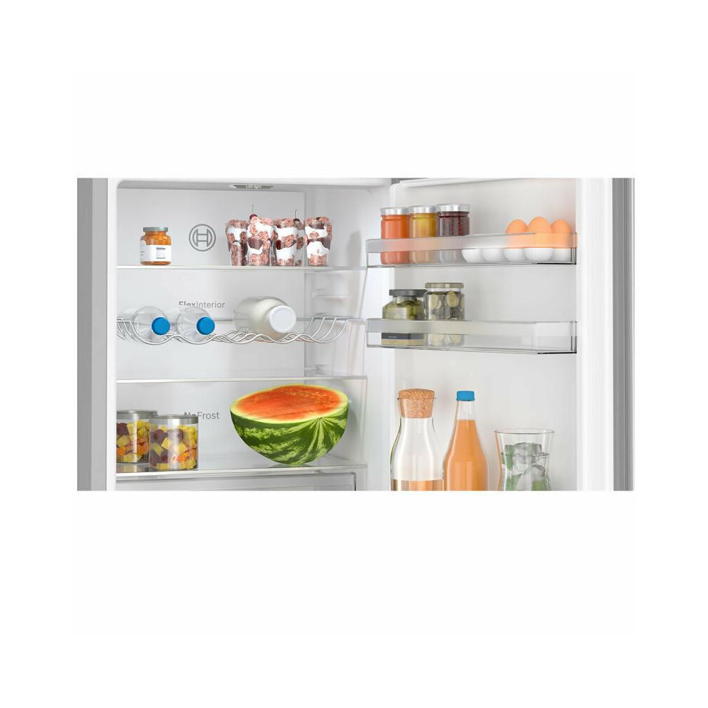 Bosch KGN367LDF Ψυγειοκαταψύκτης 321lt Total NoFrost Υ186xΠ60xΒ66.5εκ. Inox
