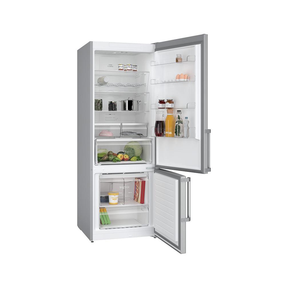 Pitsos PKNB56XLEP Ψυγειοκαταψύκτης 508lt Total NoFrost Υ193xΠ70xΒ80εκ. Inox