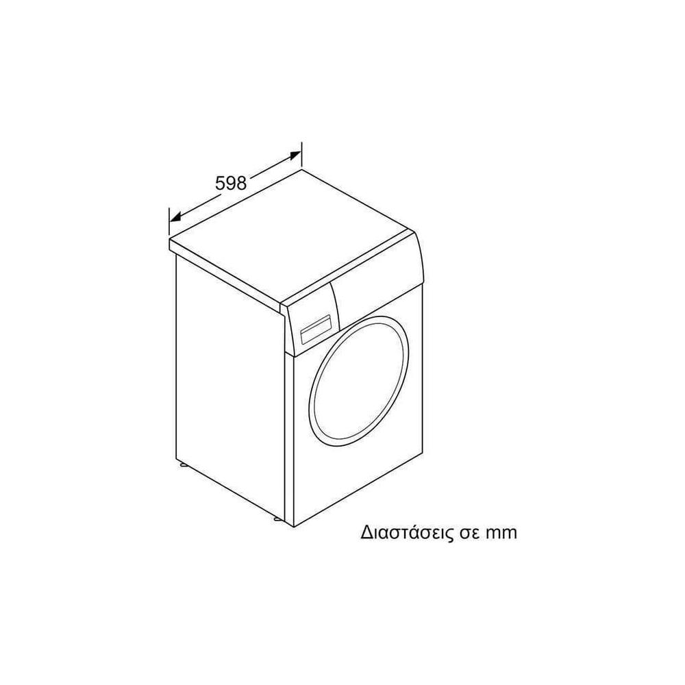 Bosch WGG25401GR Πλυντήριο Ρούχων 10kg 1400 Στροφών