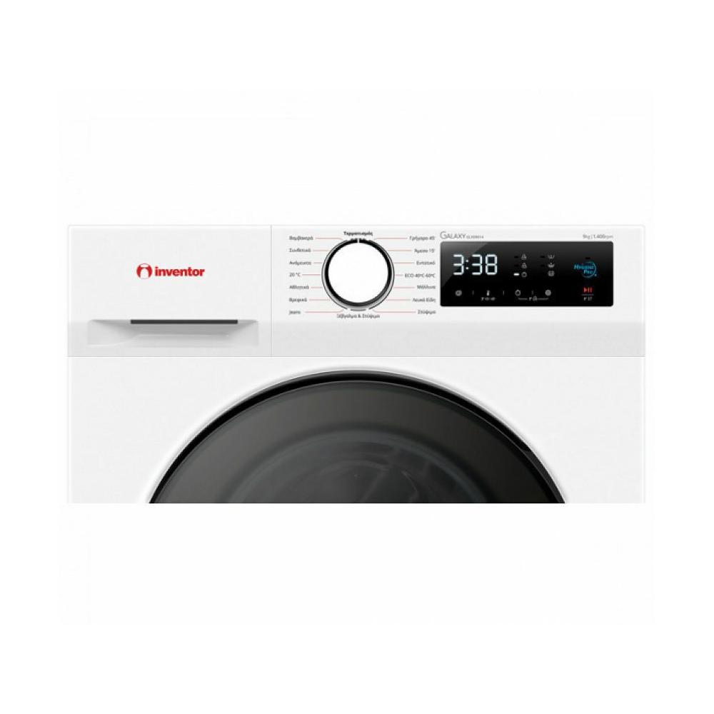 Inventor GLX09014 Πλυντήριο Ρούχων 9kg 1400 Στροφών