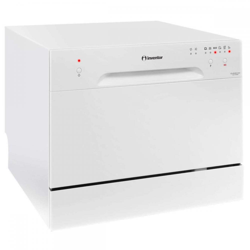 Inventor CLP-TT66W Πλυντήριο Πιάτων Πάγκου για 6 Σερβίτσια Π55xY45εκ. Λευκό