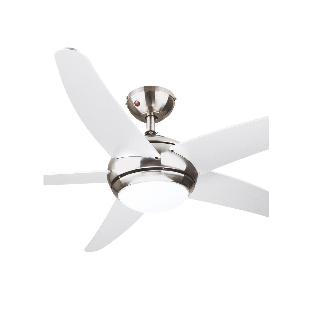 Gruppe R52001-XY-1L Ανεμιστήρας Οροφής 132cm με Φως και Τηλεχειριστήριο White/Oak