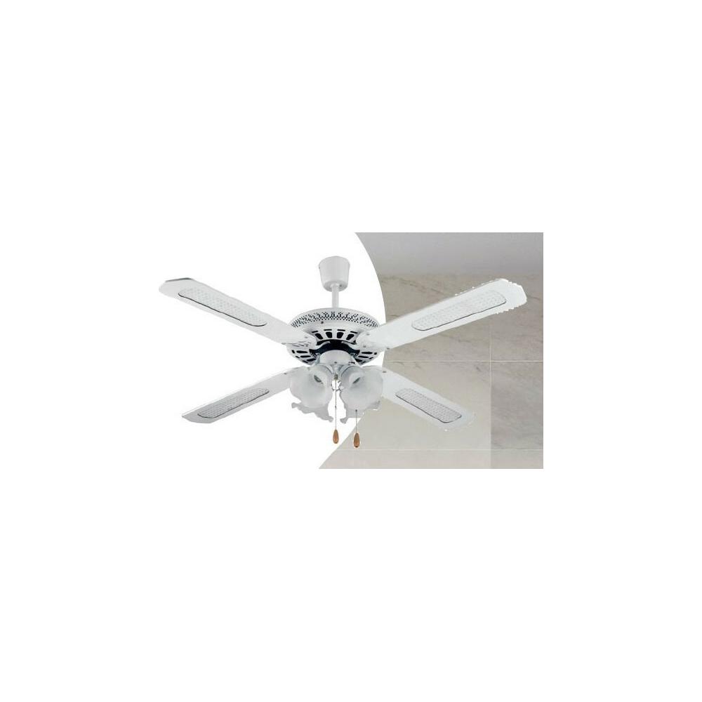 Eurolamp 147-29003 Ανεμιστήρας Οροφής 130cm με Φως Λευκός