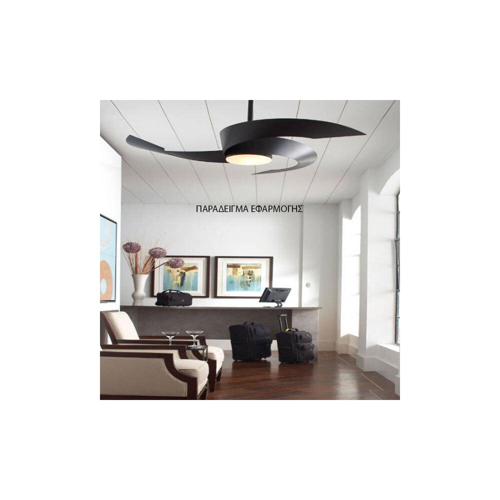 Eurolamp 147-29319 Ανεμιστήρας Οροφής 107cm με Φως και Τηλεχειριστήριο Καφέ