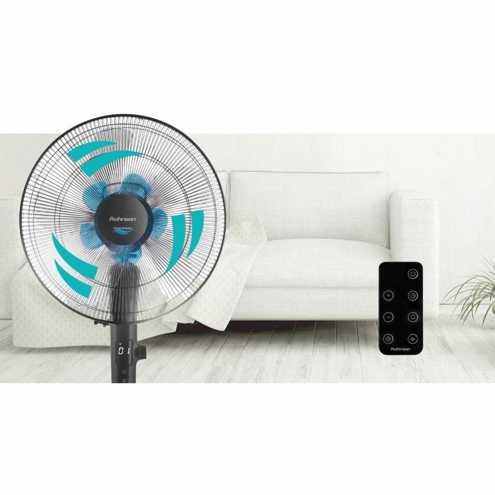 Rohnson R-8600 Ανεμιστήρας Ορθοστάτης 28W Διαμέτρου 40cm με Τηλεχειριστήριο