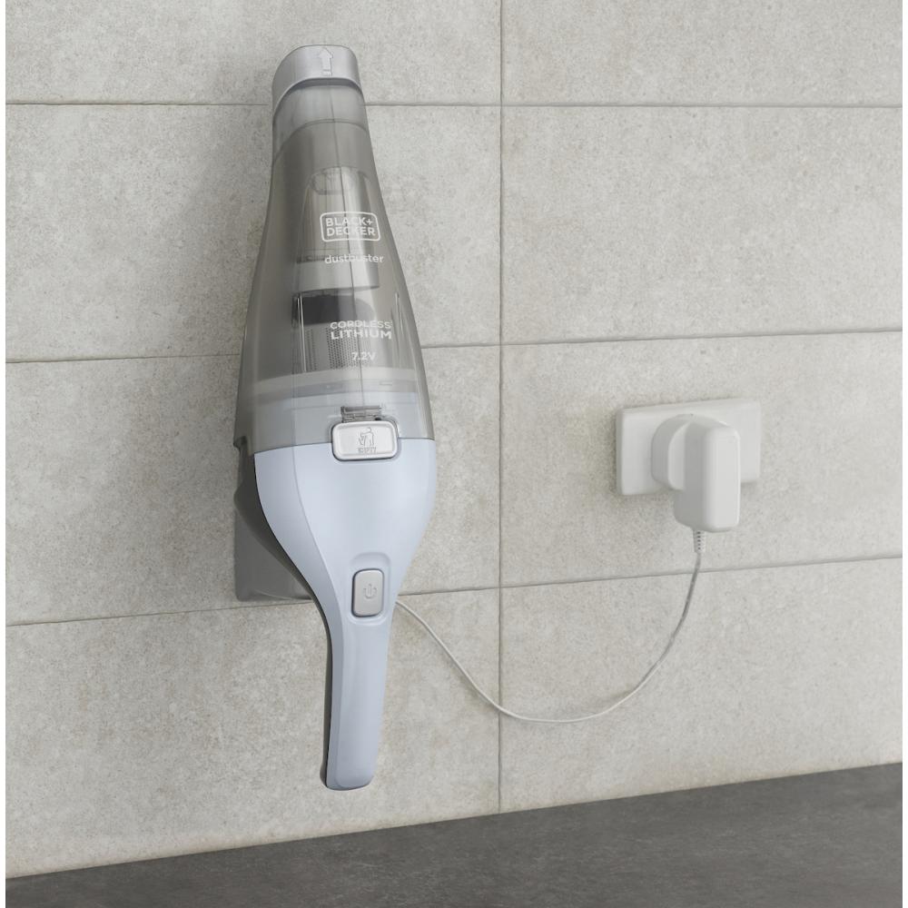 Black & Decker Dustbuster NVC215W-QW Επαναφορτιζόμενο Σκουπάκι Χειρός 7.2V Ασημί
