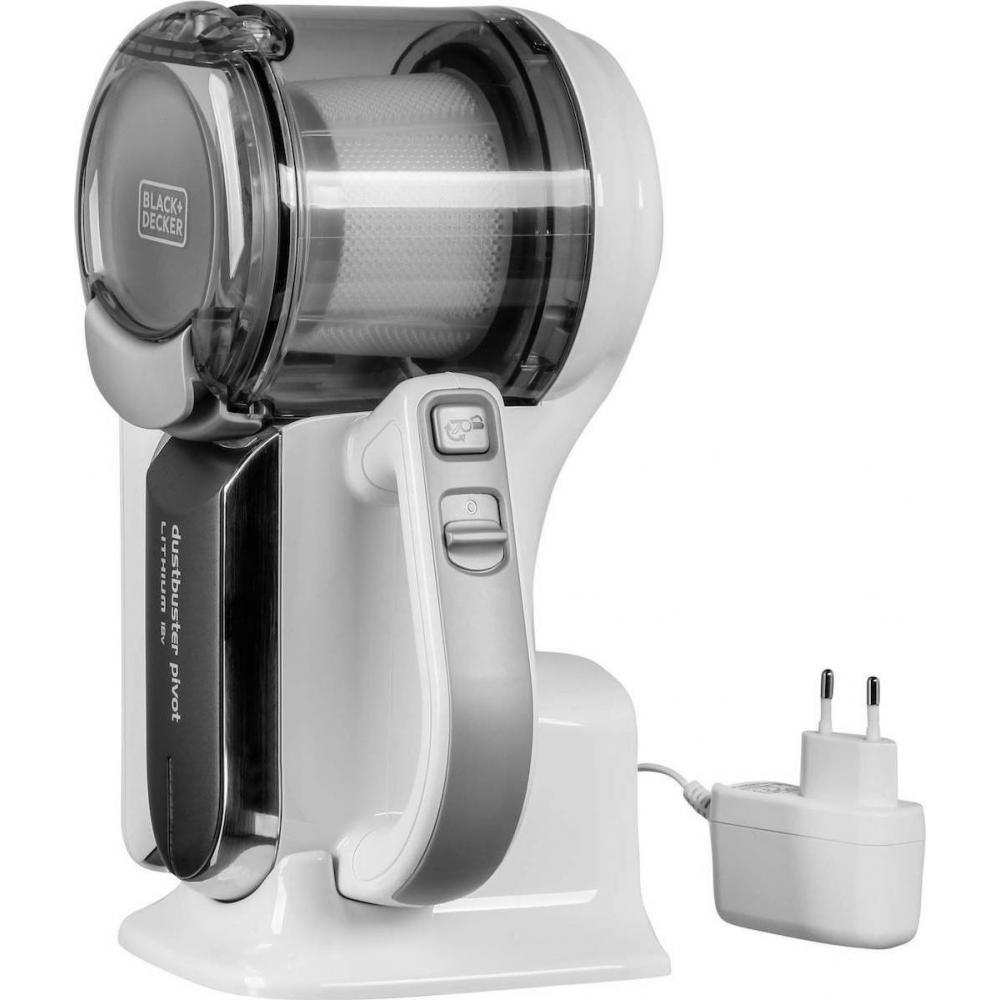 Black & Decker Dustbuster Pivot PV1820L Επαναφορτιζόμενο Σκουπάκι Χειρός 18V Λευκό