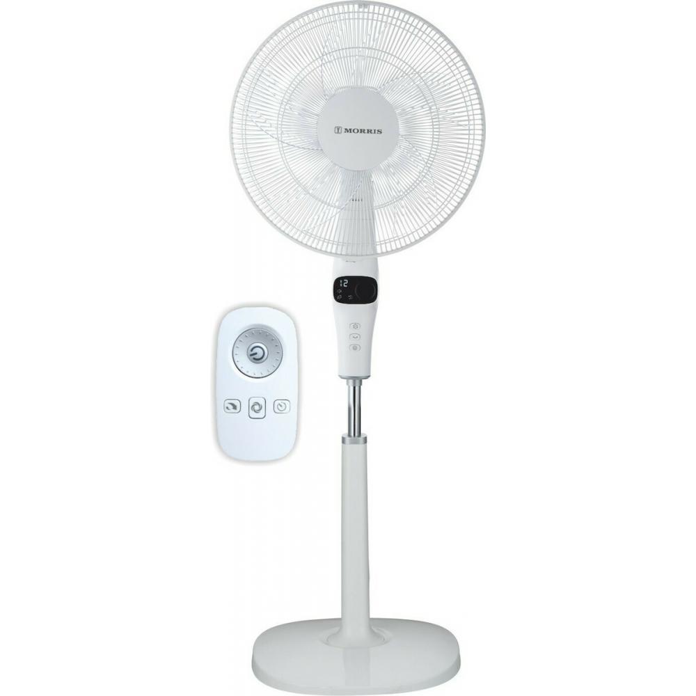 Morris MFS-16239 Ανεμιστήρας Ορθοστάτης 30W Διαμέτρου 41cm με Τηλεχειριστήριο