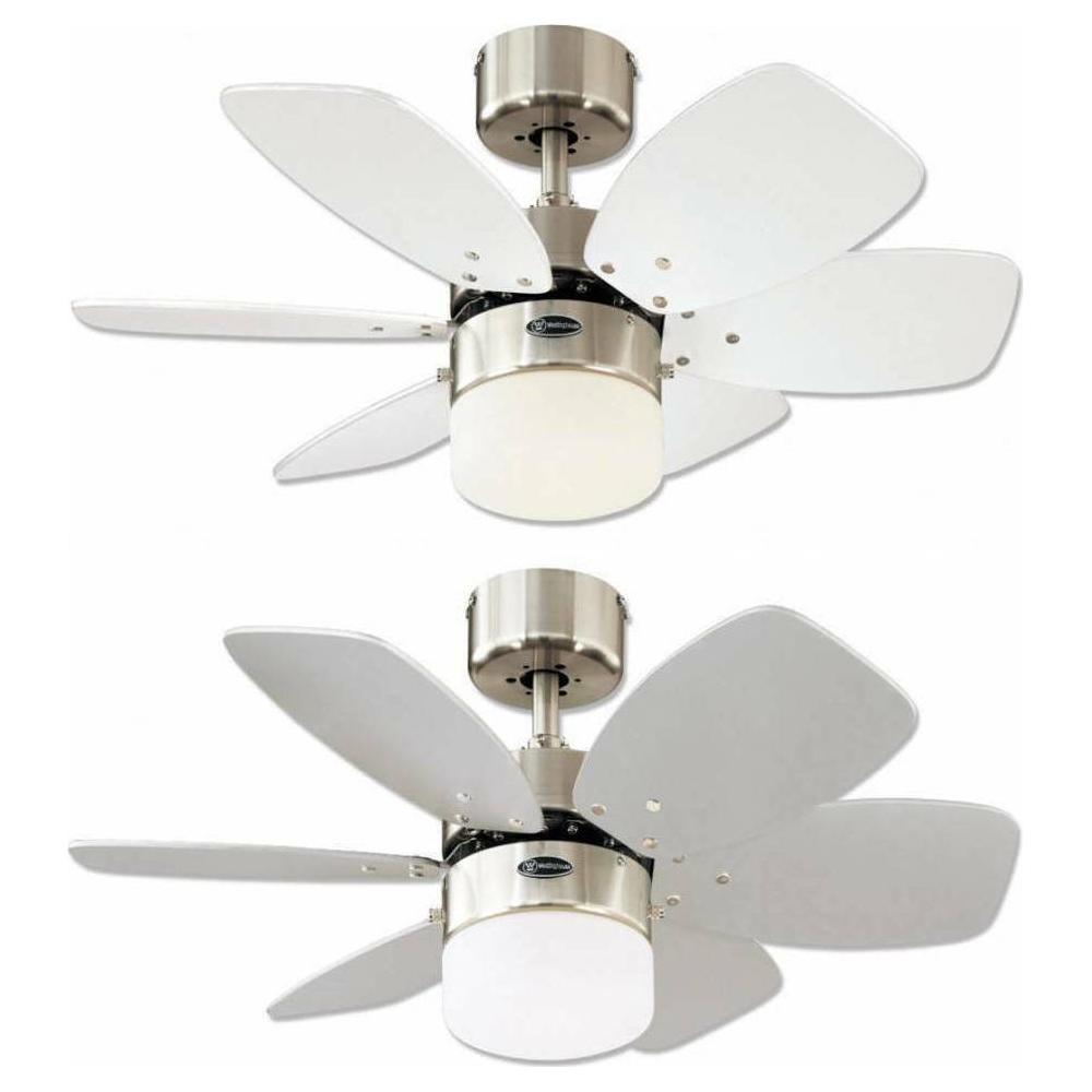 Westinghouse Flora Royal Ανεμιστήρας Οροφής με Φως Silver