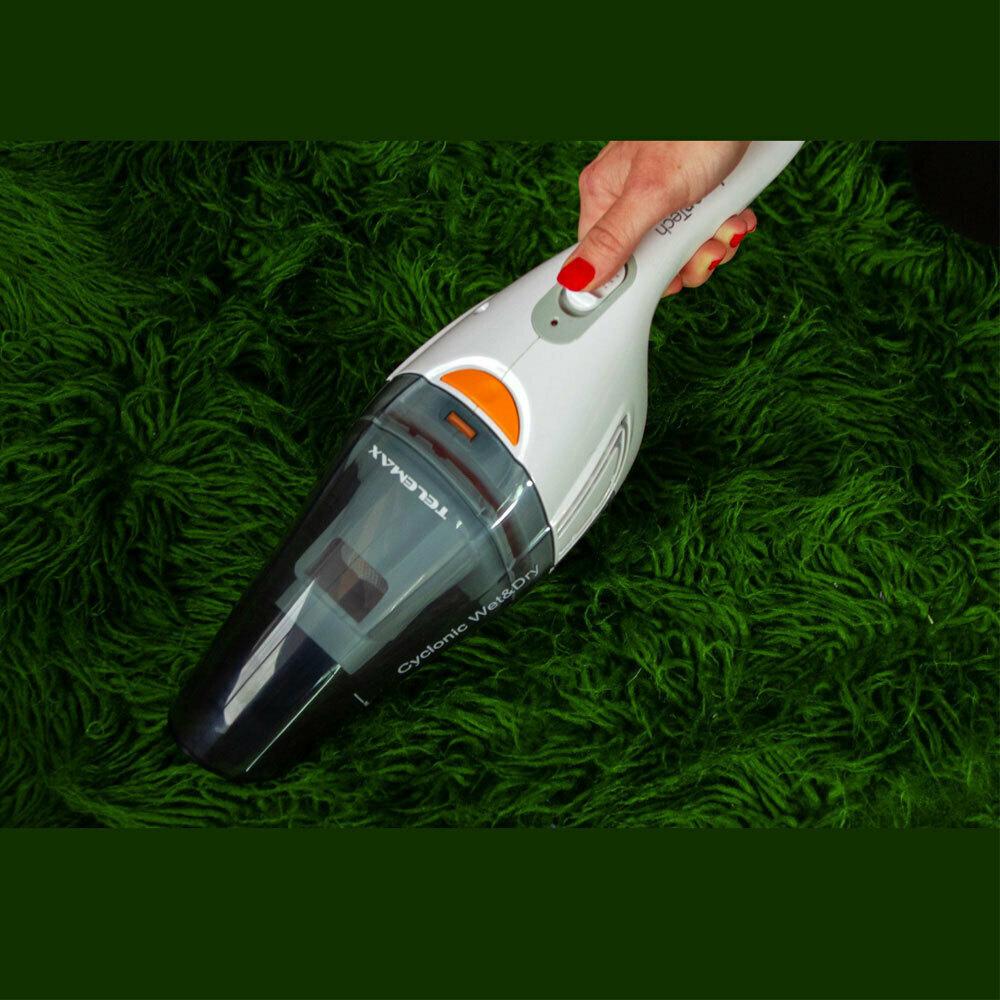 Telemax VC-3907GS Επαναφορτιζόμενο Σκουπάκι Χειρός 7.2V Λευκό