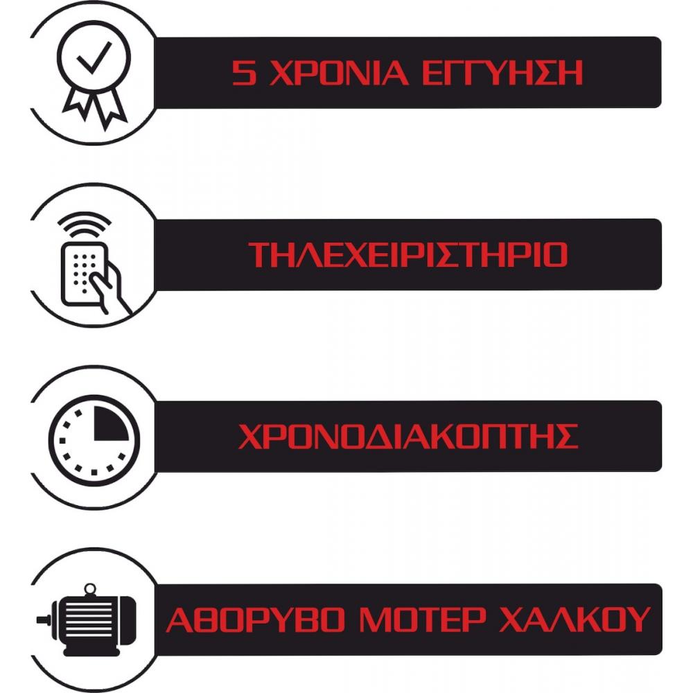 Morris MTF-16250 Ανεμιστήρας Πύργος 45W με Τηλεχειριστήριο