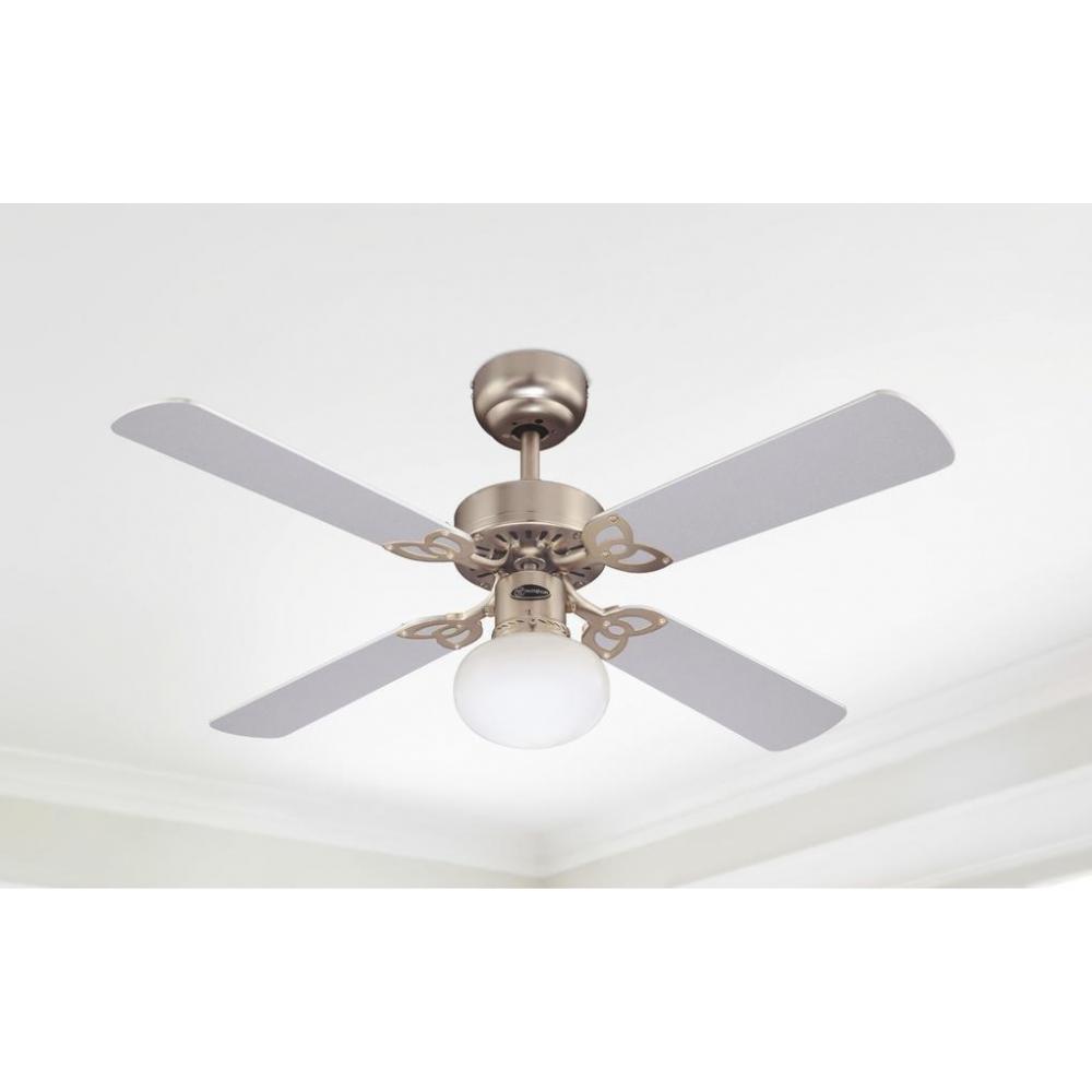 Westinghouse Vegas Ανεμιστήρας Οροφής 105cm με Φως Light Maple/Silver