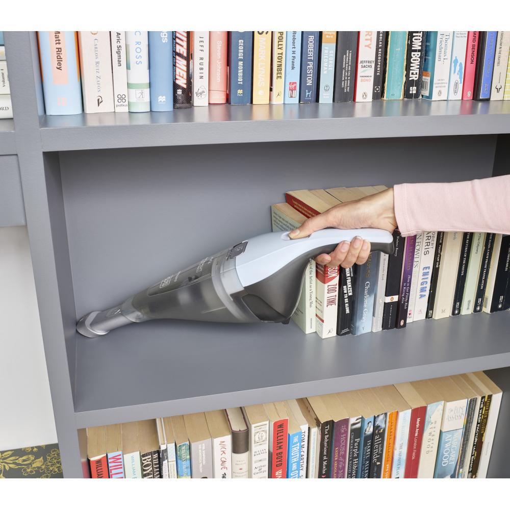 Black & Decker Dustbuster NVC215W-QW Επαναφορτιζόμενο Σκουπάκι Χειρός 7.2V Ασημί