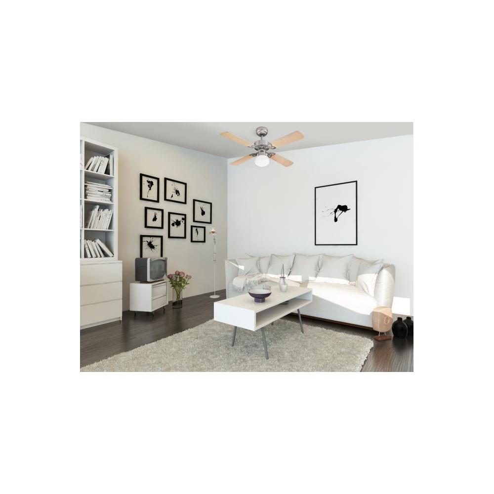 Westinghouse Vegas Ανεμιστήρας Οροφής 105cm με Φως Light Maple/Silver
